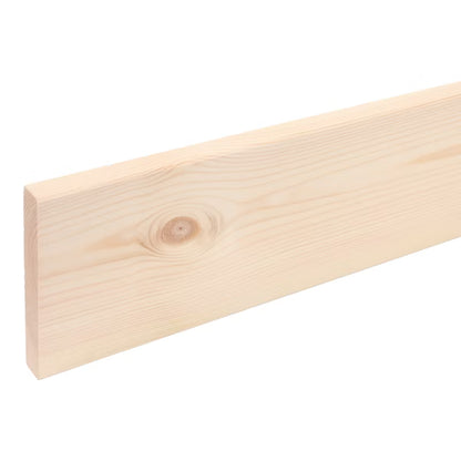 Høvlet Fyrretræ 30x145x2400 mm Natur