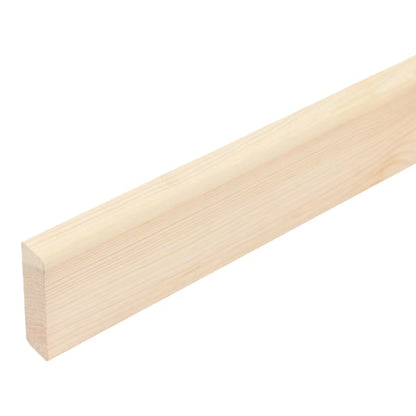 Høvlet Fyrretræslægte 10x50x1000 mm Natur
