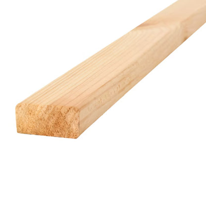 Høvlet Fyrretræslægte 20x40 mm 240 cm Natur