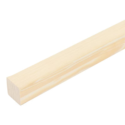 Høvlet Fyrretræslægte 40x50x2400 mm Natur