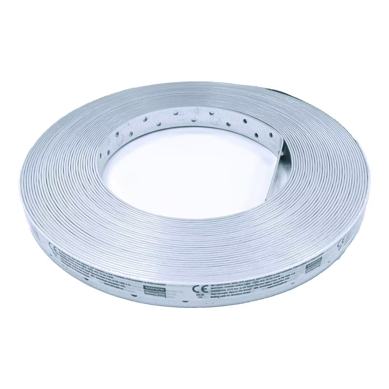 Hulbånd 25x2 mm 2,5 m Galvaniseret Stål