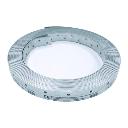 Hulbånd 20x1,5 mm 10 m Galvaniseret Stål