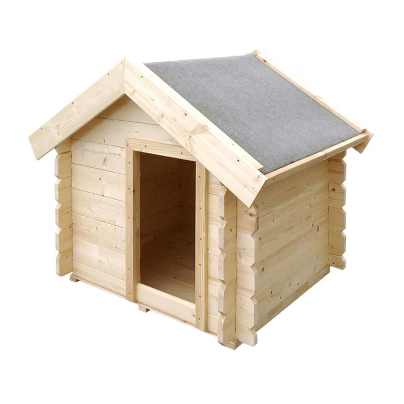 Hundehus Træ 80x99x76 cm Natur M401-1