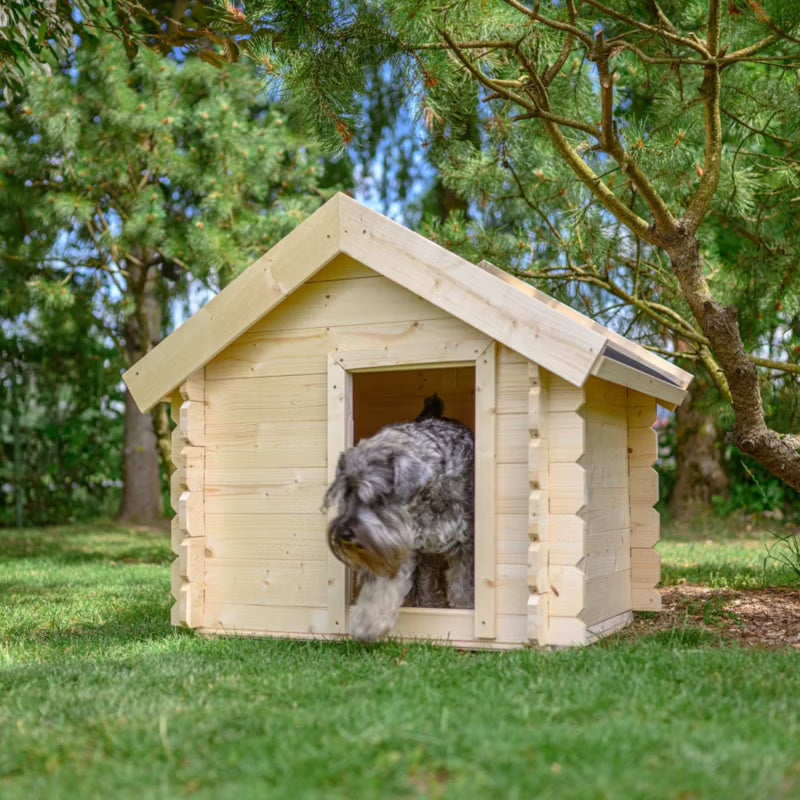Hundehus Træ 80x99x76 cm Natur M401-1