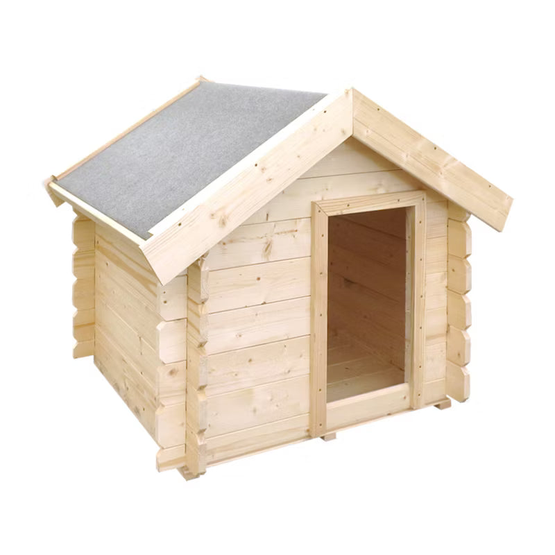 Hundehus Træ 80x99x76 cm Natur M401-1