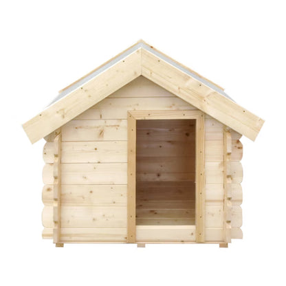 Hundehus Træ 80x99x76 cm Natur M401-1