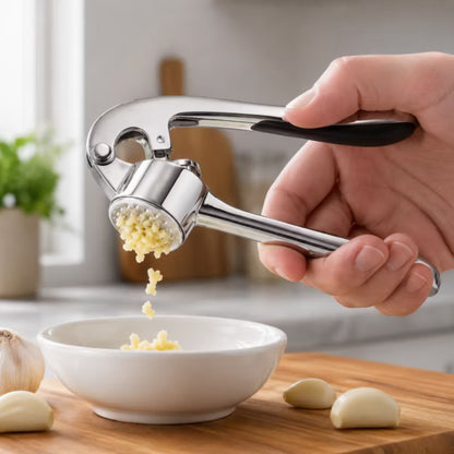 Hvidløgspresser Rustfrit Stål Sølv