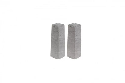 Hybrid Fodpanel 60x20x6 mm Beton Grå 2 stk. | 5907684689253