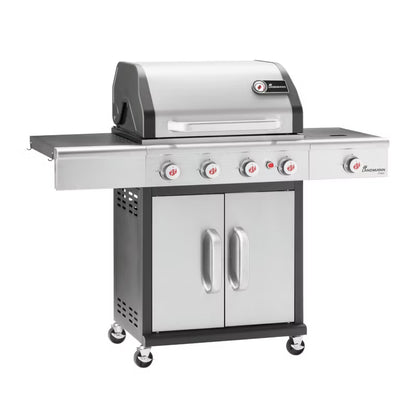 Hybridgrill Gas og Kul TRITON maxX PTS 4.1 INOX Rustfrit Stål