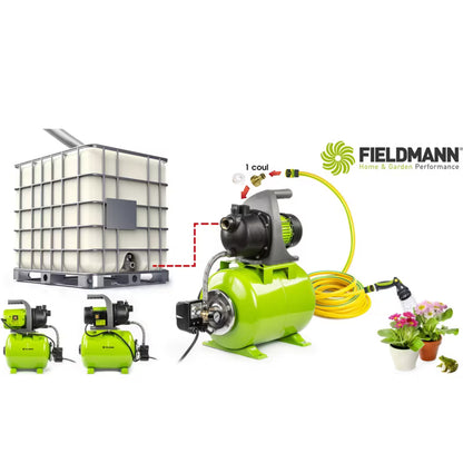 Hydrofor FVC 8550 EC 24 Liter 1000W Grøn Sort