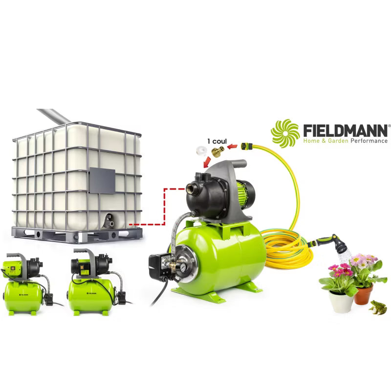 Hydrofor FVC 8550 EC 24 Liter 1000W Grøn Sort