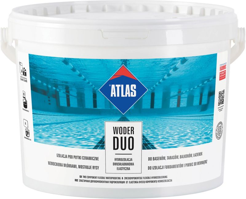 Vandtætningsmembran Woder Duo 16 kg