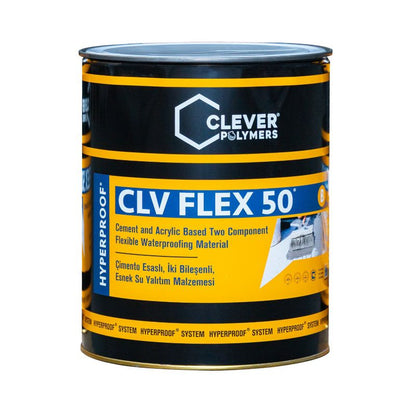 Vandtætning 2-Komponent Polymer CLV FLEX 50 24 kg Grå