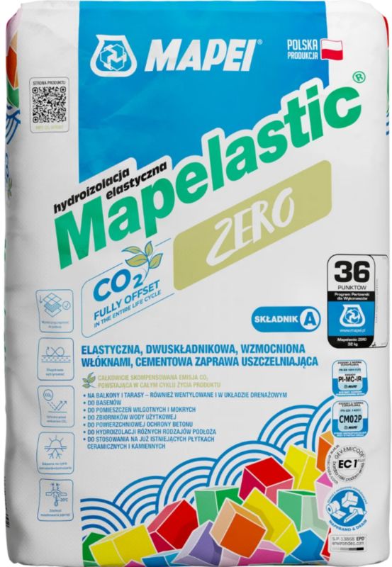 Hydroisolering Mapelastic Zero Komponent A 24 kg