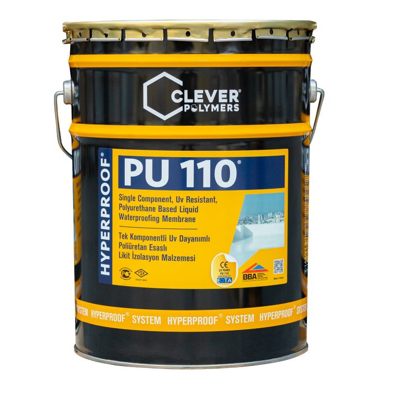 Flydende Polyuretan Vådrumsmembran PU110 25 kg Grå