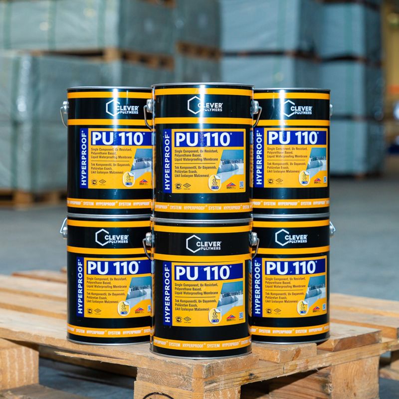 Polyurethan Vådrumsmembran PU110 5 kg Grå