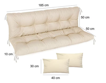 Hynde til Havesvinge 185x50x50 cm Beige