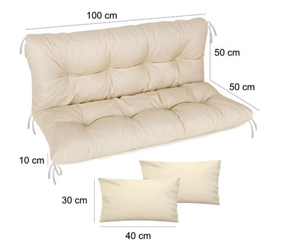 Hynde til Havesvinge Comfort 100x50x50 cm Beige