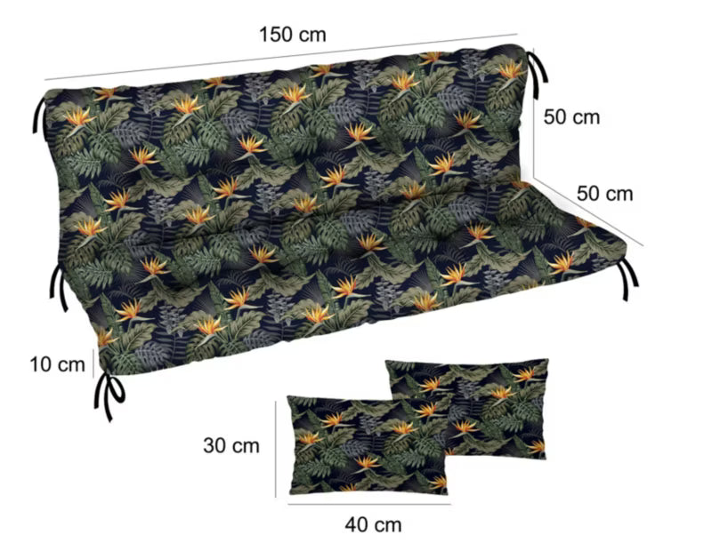 Hynde til Havesvinge Comfort Palm 150x50x50 cm