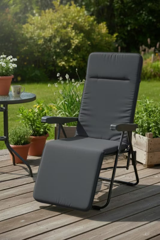 Hynde til Liggestol Leyte 158x49 cm Antracit