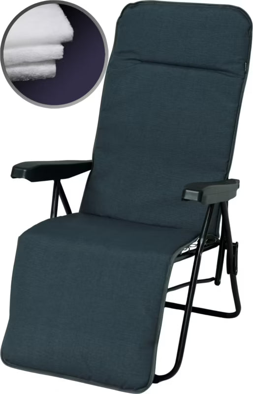 Hynde til Liggestol Leyte 158x49 cm Antracit