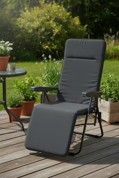 Hynde til Liggestol Leyte 158x49 cm Antracit
