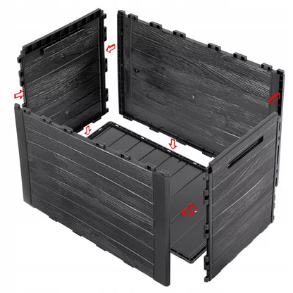 Hyndeboks 190 Liter Antracit