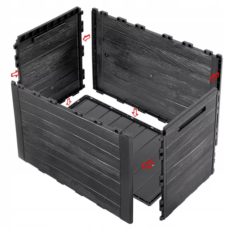 Hyndeboks 190 Liter Antracit