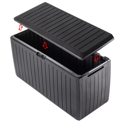 Hyndeboks 290 Liter 116,6x47x59,5 cm Brun