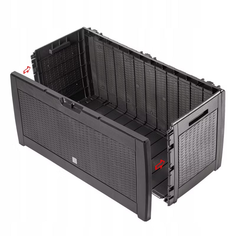 Hyndeboks 310 Liter Brun 119x48x60 cm
