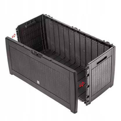 Hyndeboks 310 Liter Brun 119x48x60 cm