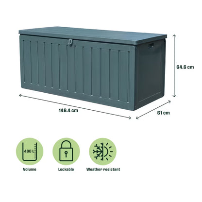 Hyndeboks Catria 490 Liter Granitgrå