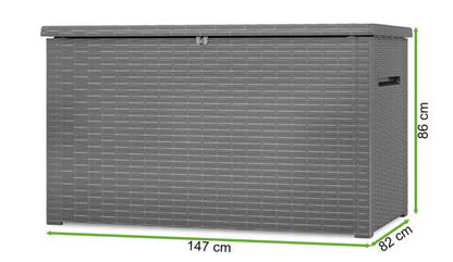Hyndeboks JAVA BOX 850 Liter Brun