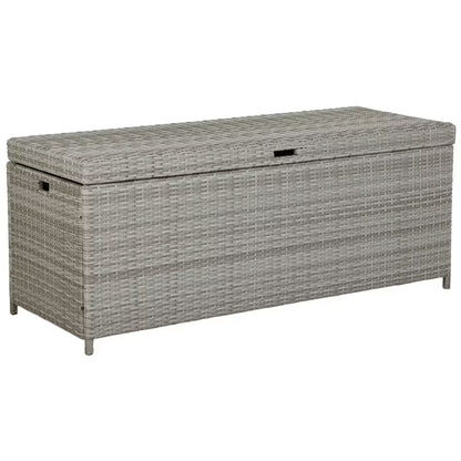 Hyndeboks Modena 158x63 cm Grå Polyrattan