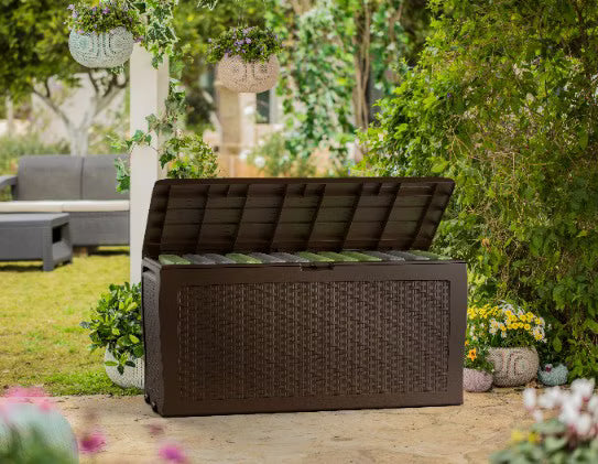 Hyndeboks Samoa Rattan 270 Liter Brun