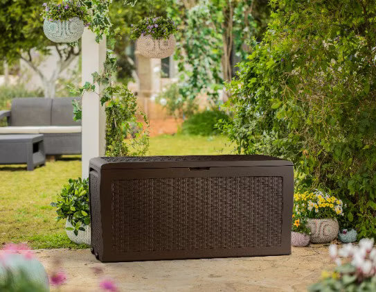 Hyndeboks Samoa Rattan 270 Liter Brun