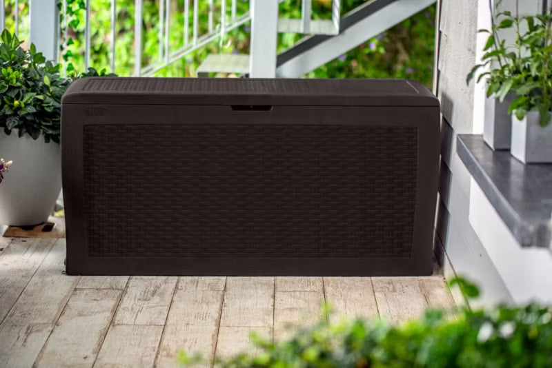 Hyndeboks Samoa Rattan 270 Liter Brun