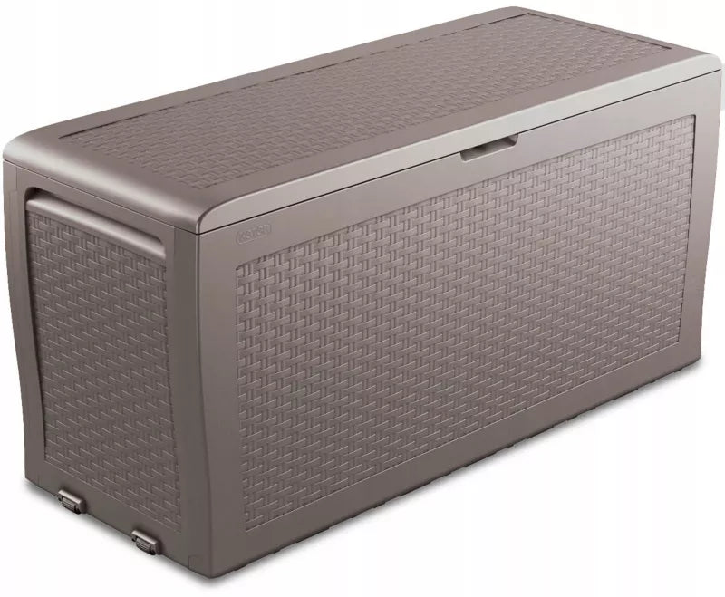 Hyndeboks Samoa Rattan 117x45x57 cm 270 Liter Cappuccino