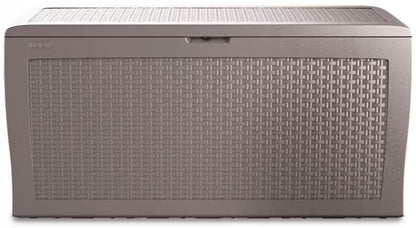 Hyndeboks Samoa Rattan 117x45x57 cm 270 Liter Cappuccino