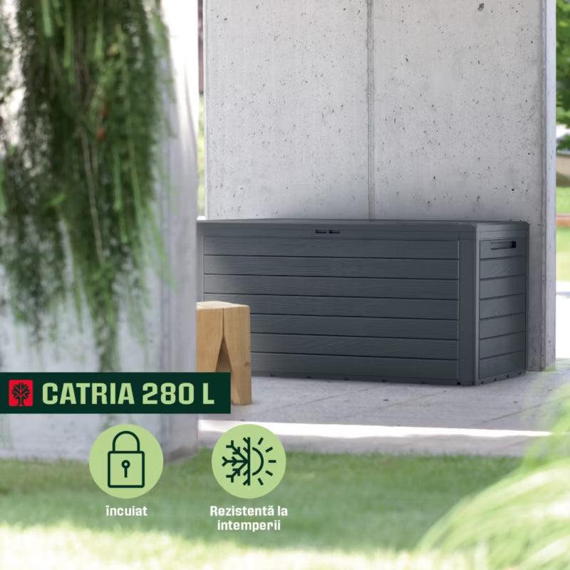 Hyndeboks Woodebox 280 Liter Antracit