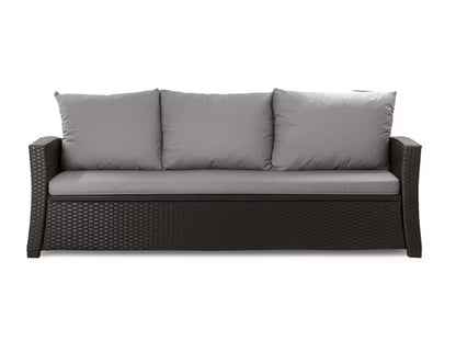 Hyndesæt til Havesofa 3-Personers 160x50 cm Grå