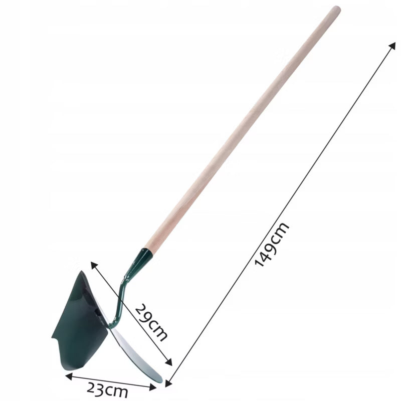 Hyppeplov med Træskaft 149 cm Grøn