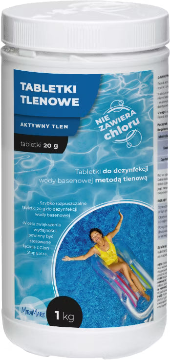Ilt-tabletter 20 g 1 kg Hvid