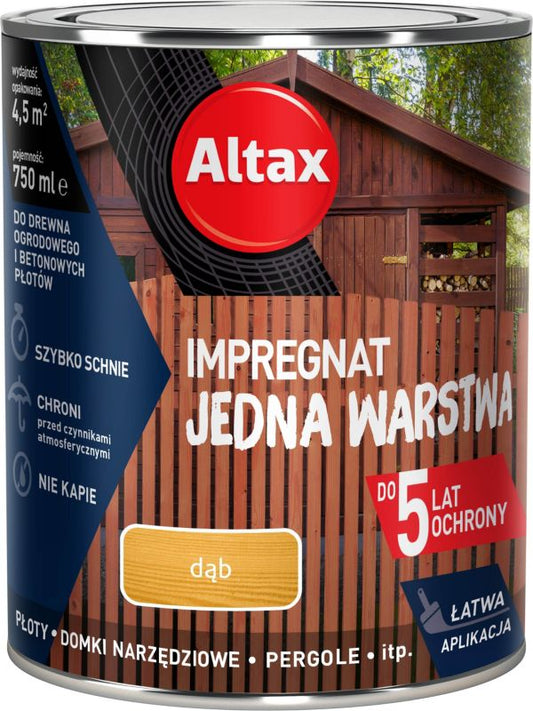 Altax imprægnering Én lag egetræ 0,75 l
