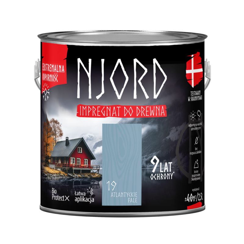Njord træimprægnering atlanten bølger 2,5 l