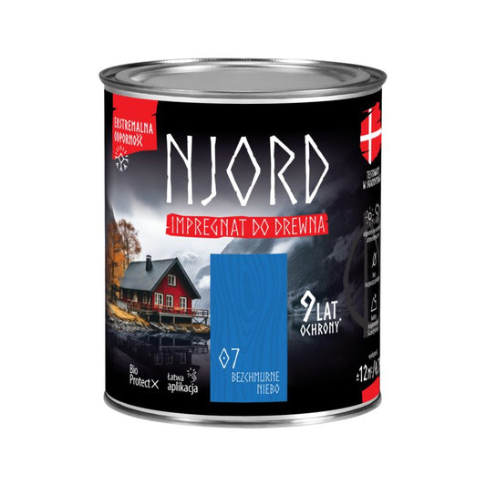 Njord træimprægnering i farven klar himmel 0,75 l