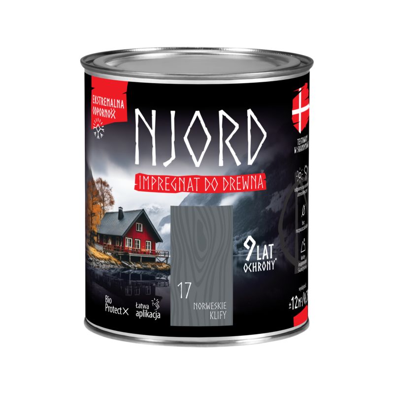 Impregnering til træ Njord norske klipper 0,75 l