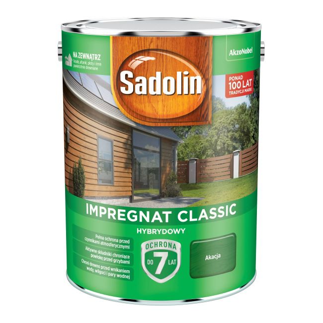 Sadolin hybrid træimprægnering akacie 4,5 l