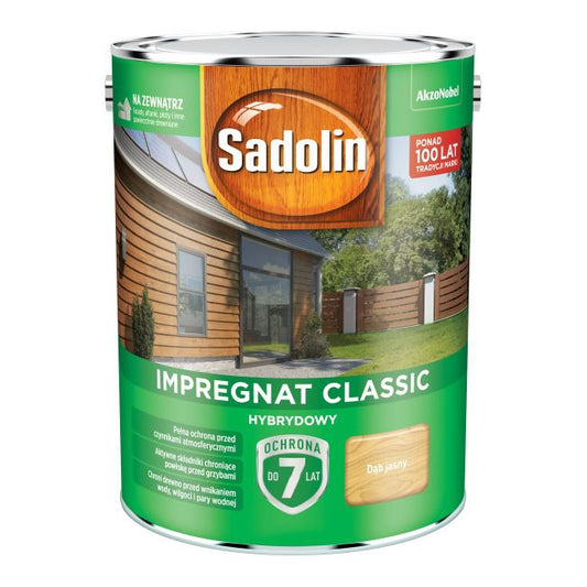 Sadolin hybrid træimprægnering lys eg 4,5 l