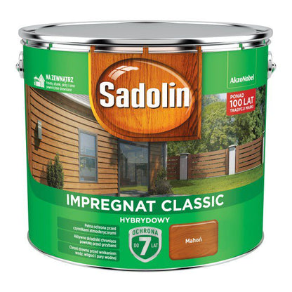 Sadolin hybrid træimpregnering mahogni 9 l
